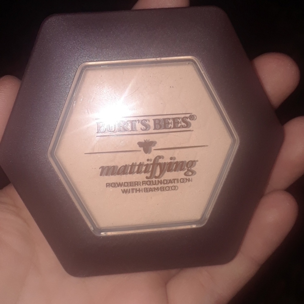 Burts bees mattifying powder foundation w/bamboo